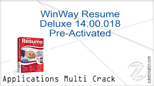 WinWay Resume Deluxe 14.00.018 With Crack [Latest] 2021